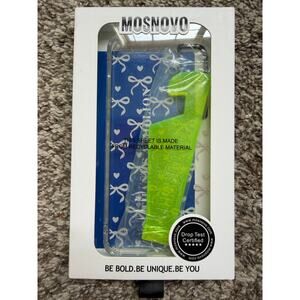 MOSNOVO Pink Bow Hearts Coquette Phone Case Samsung Galaxy S25 Clear Buffertech